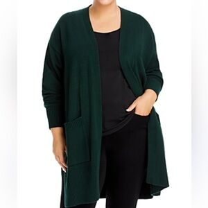 French Connection Dark Green Cardigan Size 1X